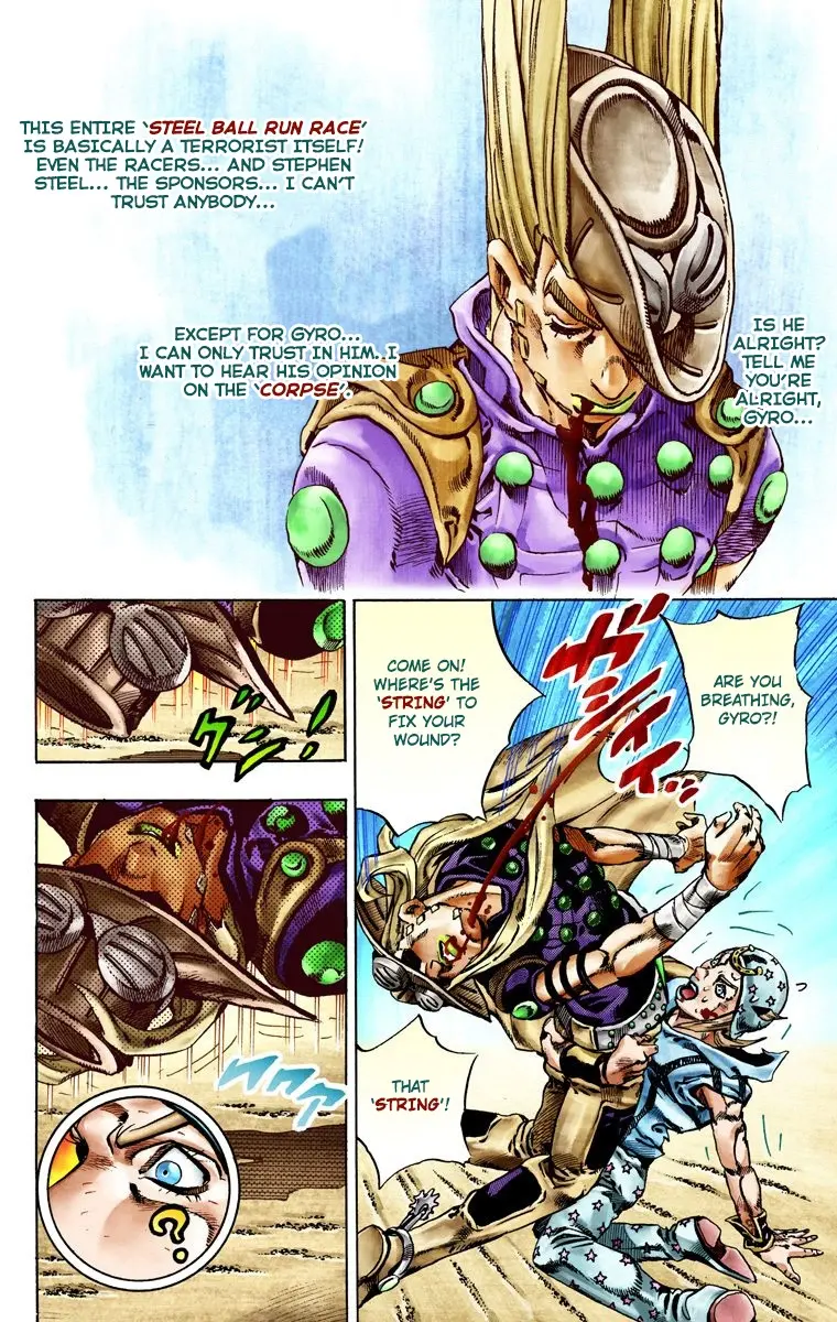 JoJo's Bizarre Adventure Steel Ball Run Colored Manga β Chapter 27 β Page 22