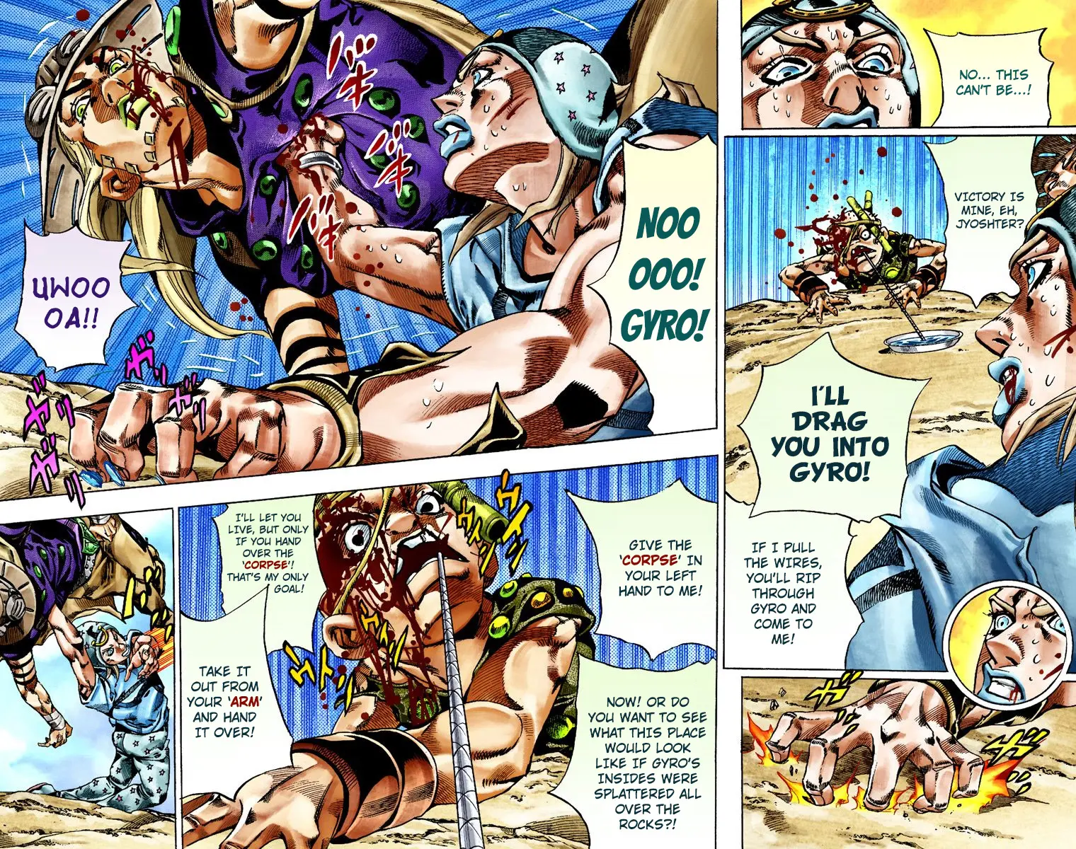 JoJo's Bizarre Adventure Steel Ball Run Colored Manga β Chapter 27 β Page 27