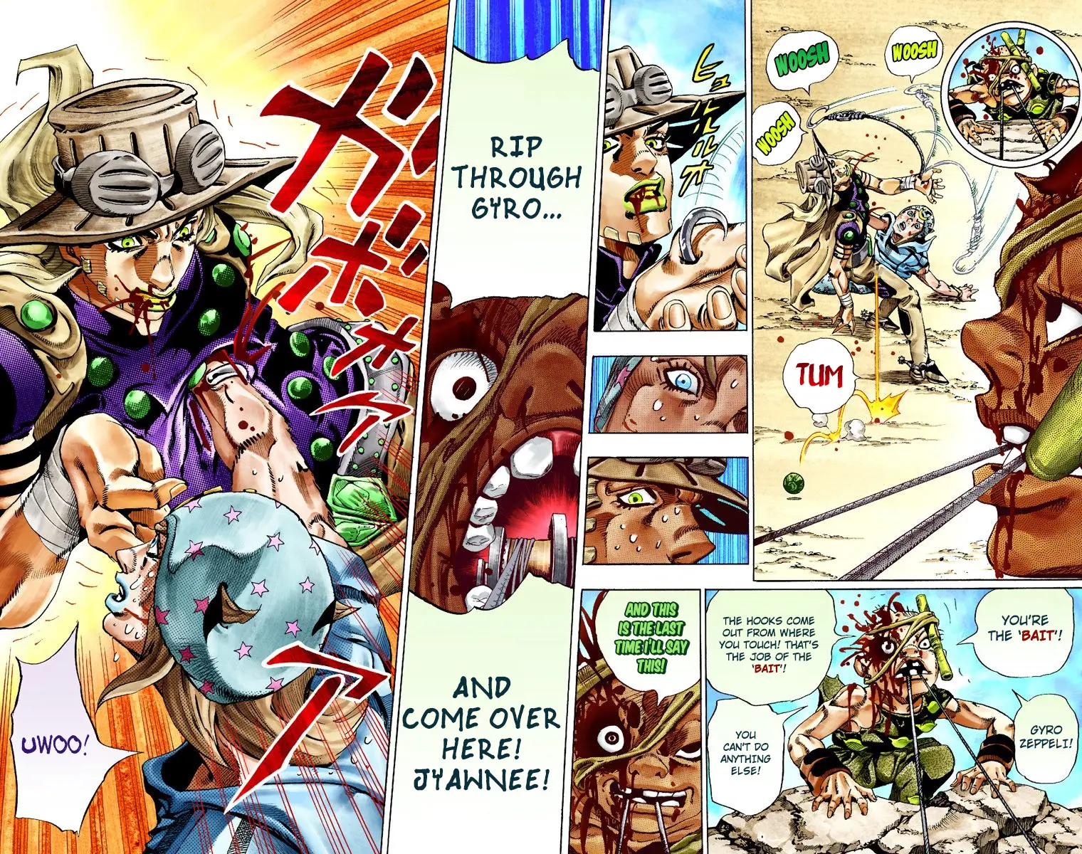 JoJo's Bizarre Adventure Steel Ball Run Colored Manga β Chapter 27 β Page 32