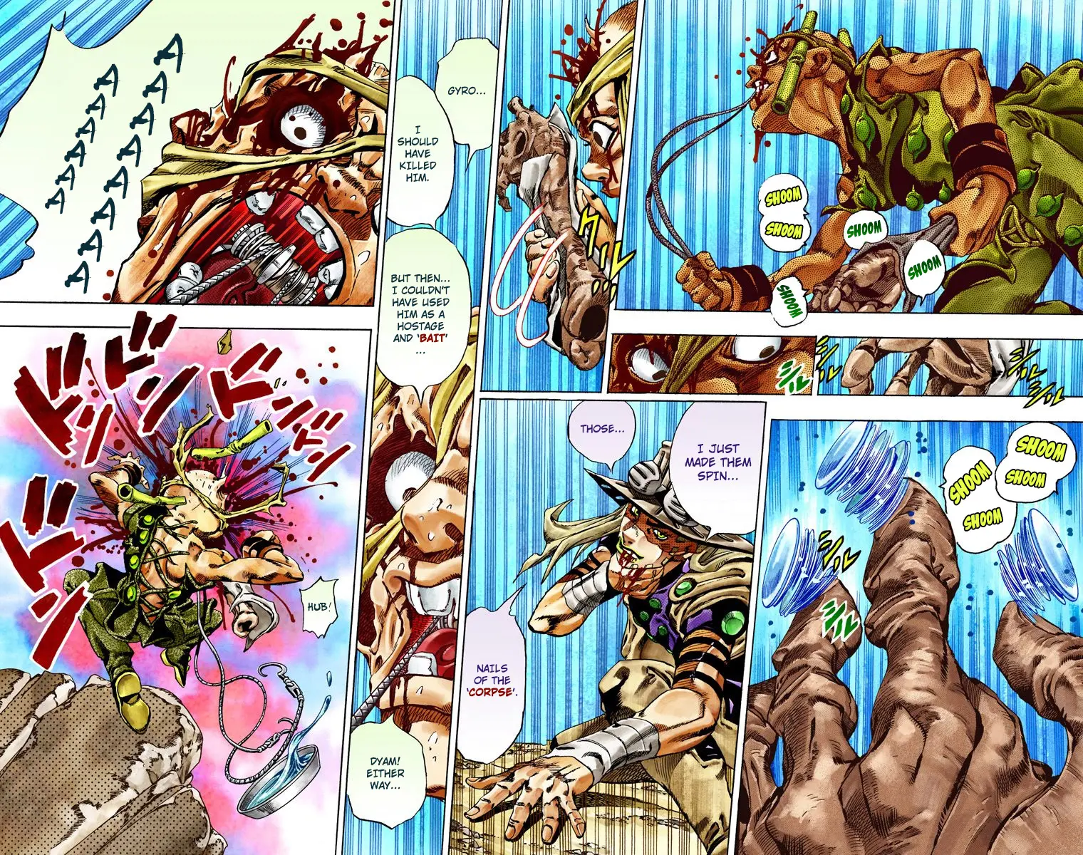 JoJo's Bizarre Adventure Steel Ball Run Colored Manga β Chapter 27 β Page 39