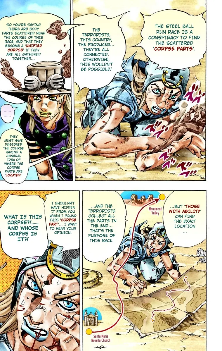 JoJo's Bizarre Adventure Steel Ball Run Colored Manga β Chapter 27 β Page 43