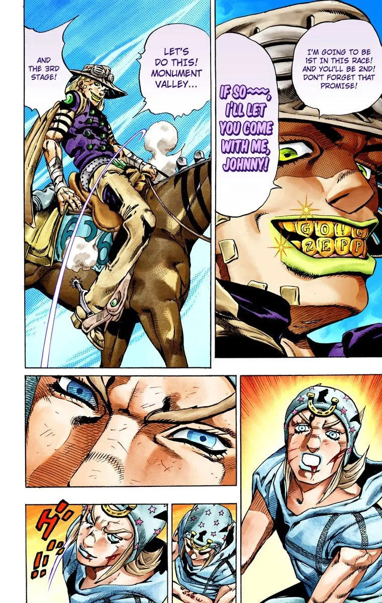 JoJo's Bizarre Adventure Steel Ball Run Colored Manga β Chapter 27 β Page 50