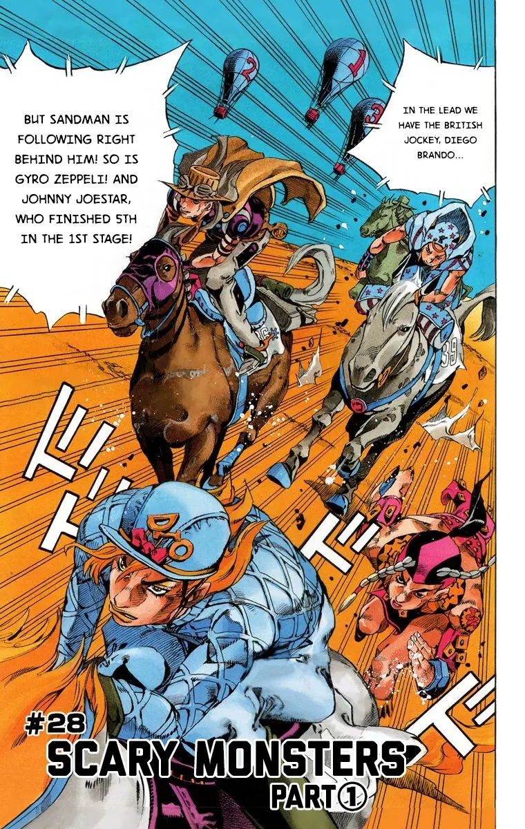 JoJo's Bizarre Adventure Steel Ball Run Colored Manga β Chapter 28 β Page 3