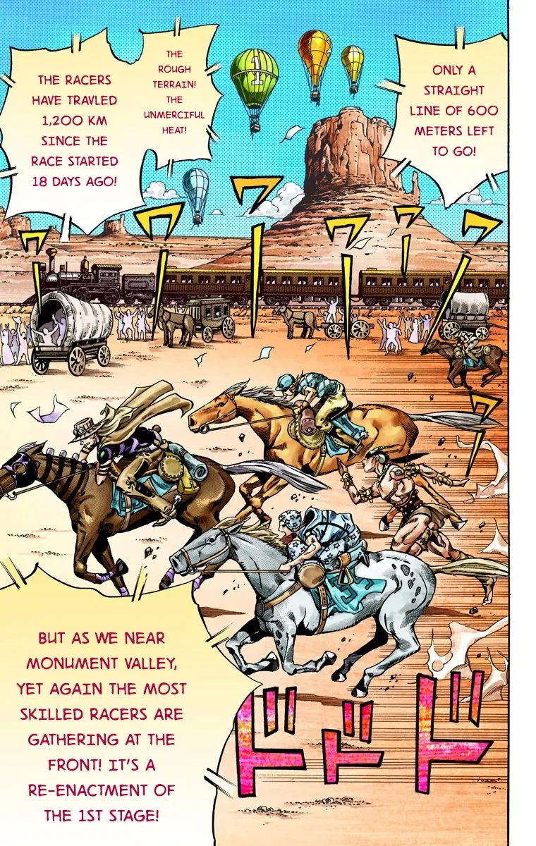 JoJo's Bizarre Adventure Steel Ball Run Colored Manga β Chapter 28 β Page 6
