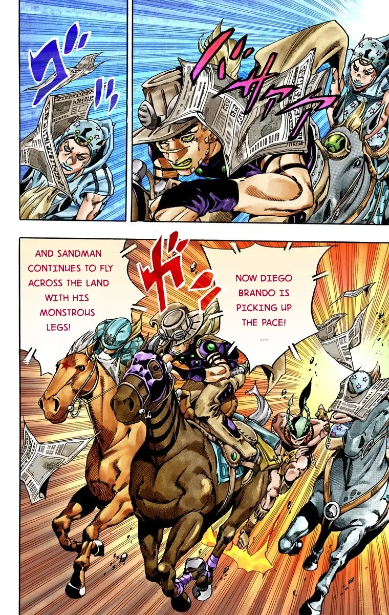JoJo's Bizarre Adventure Steel Ball Run Colored Manga β Chapter 28 β Page 7