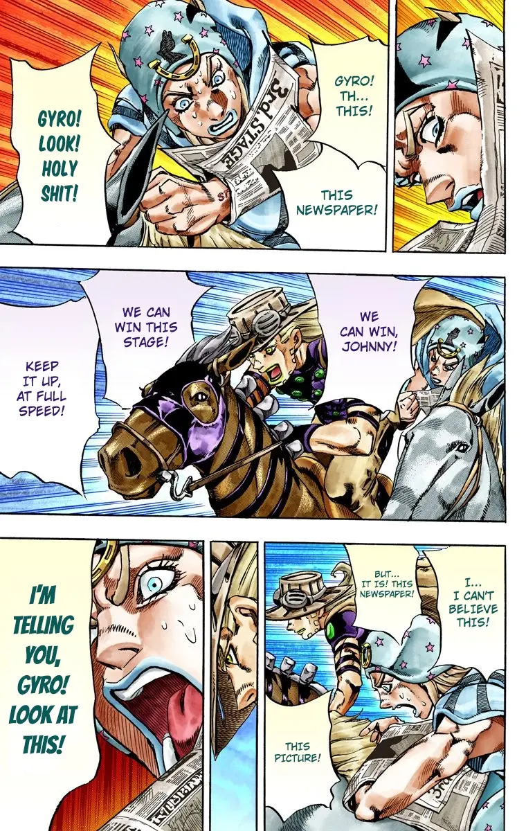 JoJo's Bizarre Adventure Steel Ball Run Colored Manga β Chapter 28 β Page 8