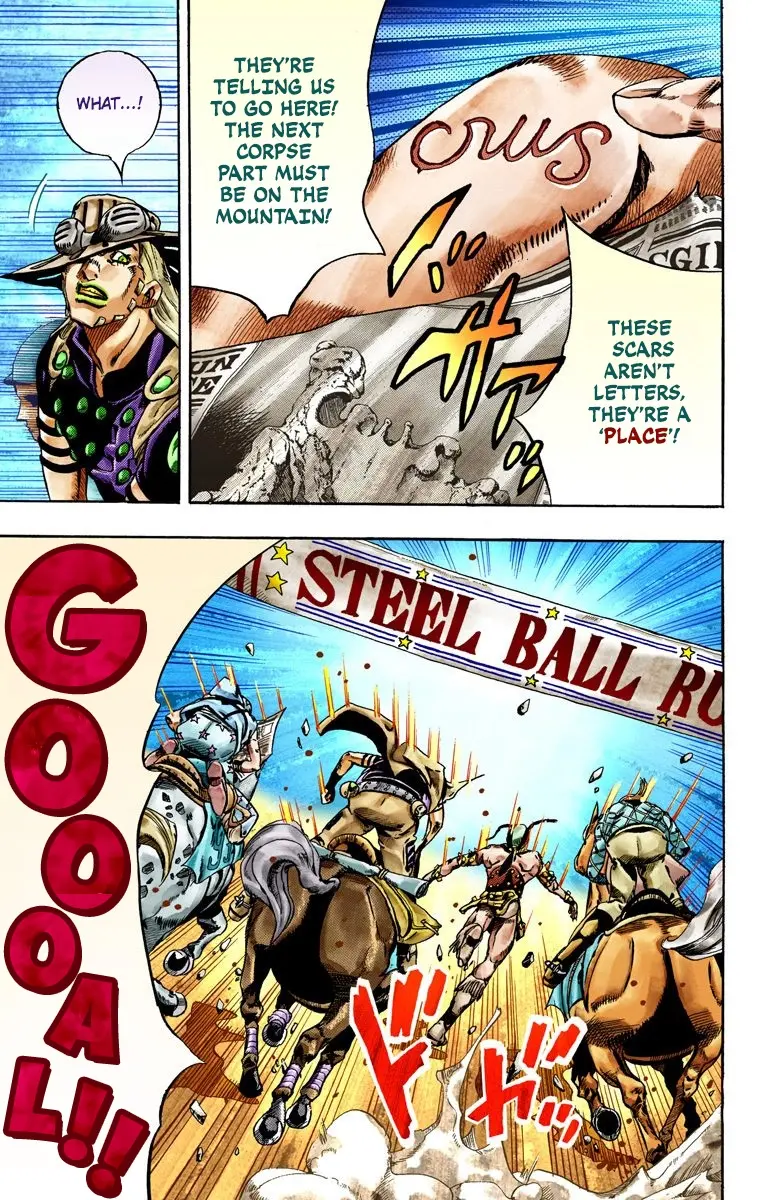 JoJo's Bizarre Adventure Steel Ball Run Colored Manga β Chapter 28 β Page 10