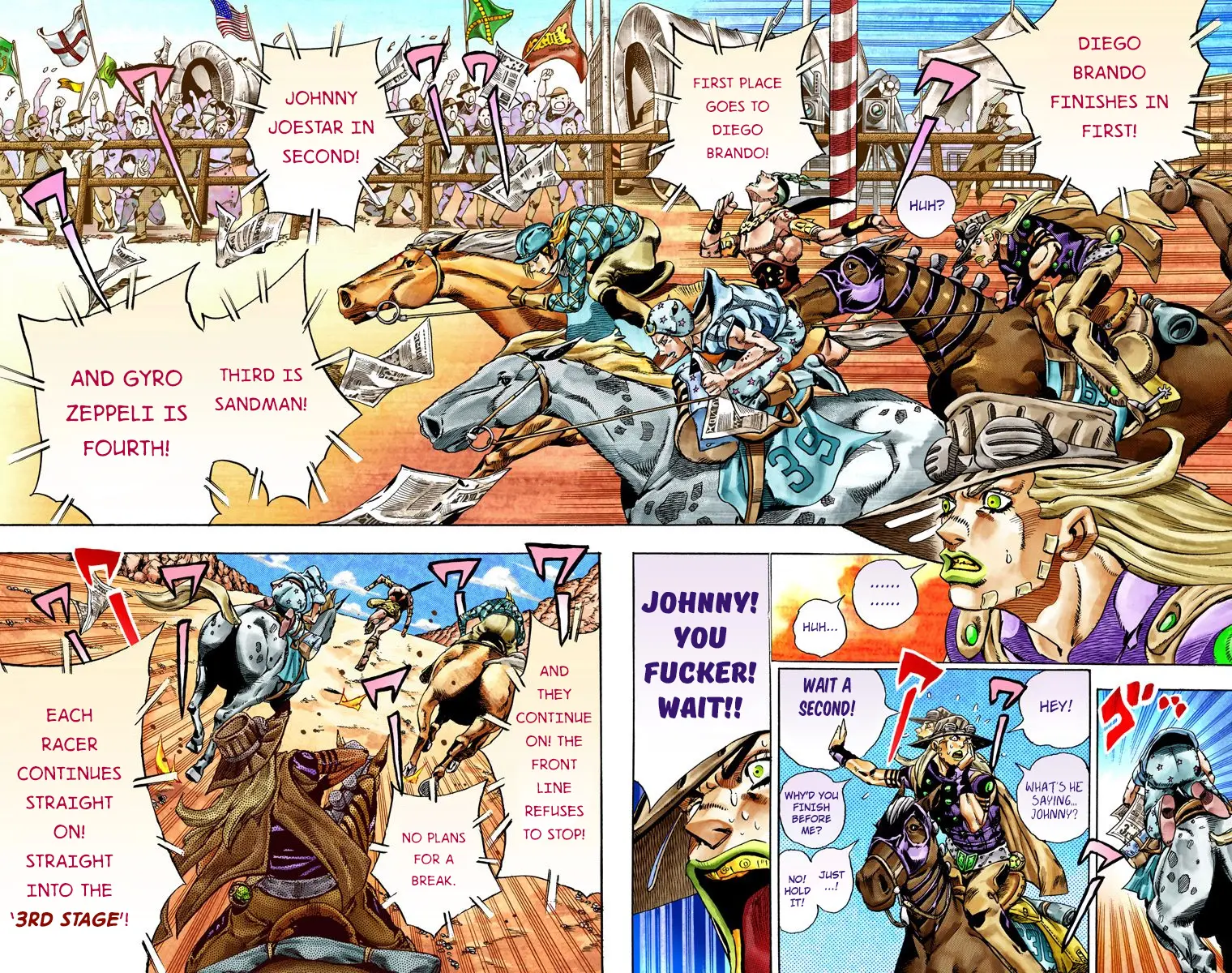 JoJo's Bizarre Adventure Steel Ball Run Colored Manga β Chapter 28 β Page 11