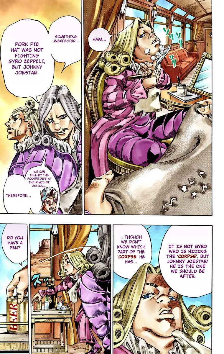 JoJo's Bizarre Adventure Steel Ball Run Colored Manga β Chapter 28 β Page 14