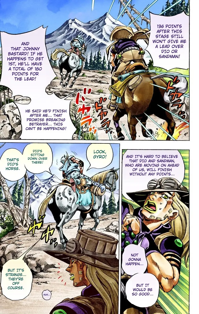 JoJo's Bizarre Adventure Steel Ball Run Colored Manga β Chapter 28 β Page 21