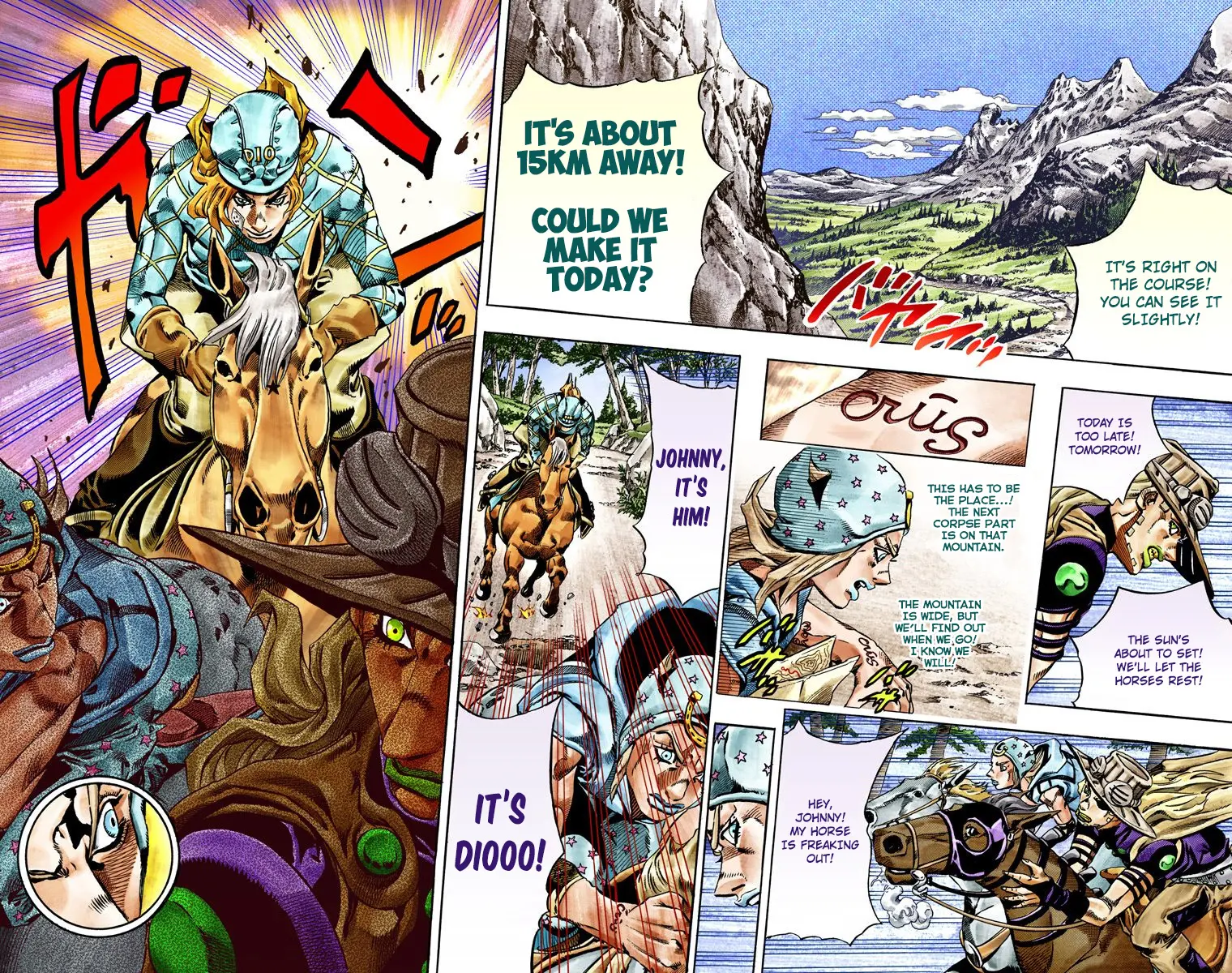 JoJo's Bizarre Adventure Steel Ball Run Colored Manga β Chapter 28 β Page 31