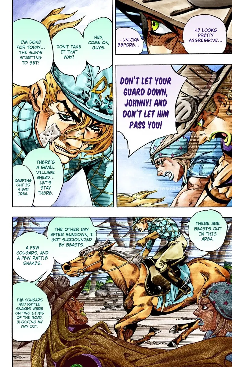 JoJo's Bizarre Adventure Steel Ball Run Colored Manga β Chapter 28 β Page 32