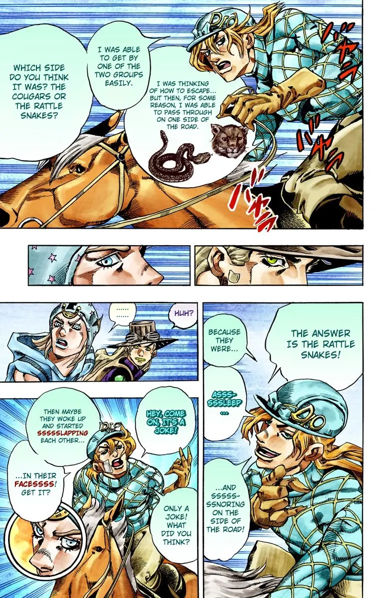 JoJo's Bizarre Adventure Steel Ball Run Colored Manga β Chapter 28 β Page 33