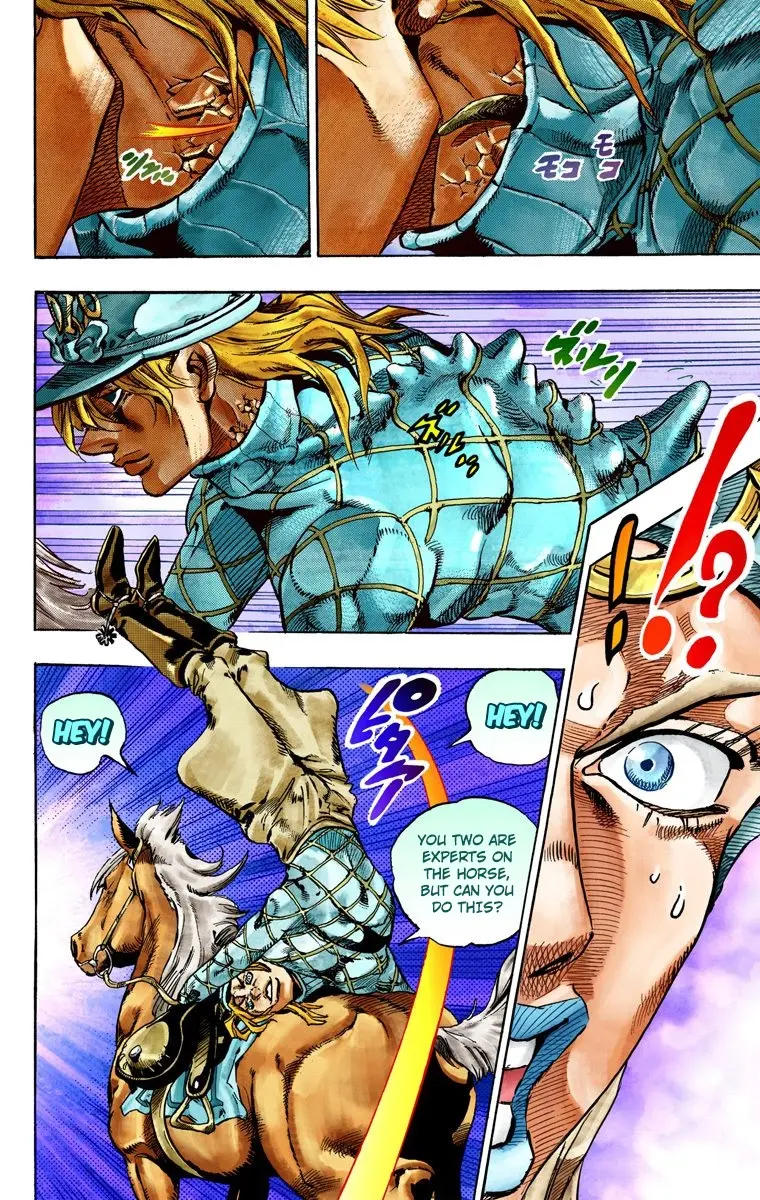 JoJo's Bizarre Adventure Steel Ball Run Colored Manga β Chapter 28 β Page 36