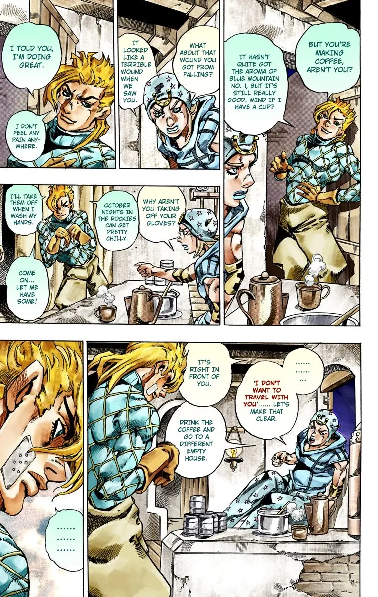 JoJo's Bizarre Adventure Steel Ball Run Colored Manga β Chapter 28 β Page 46