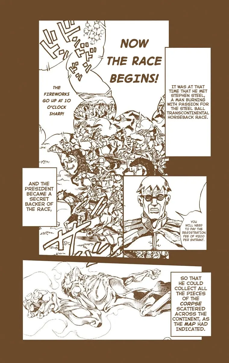 JoJo's Bizarre Adventure Steel Ball Run Colored Manga — Chapter 30.5 — Page 5