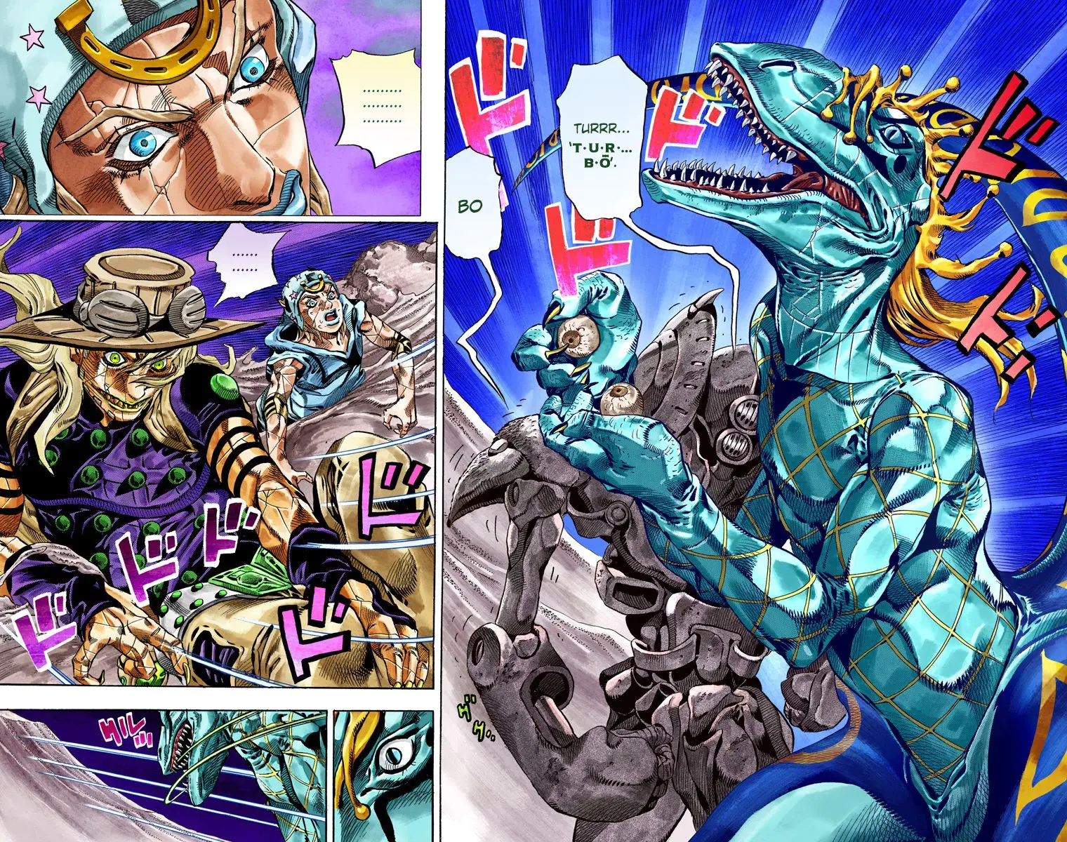 JoJo's Bizarre Adventure Steel Ball Run Colored Manga β Chapter 31 β Page 4