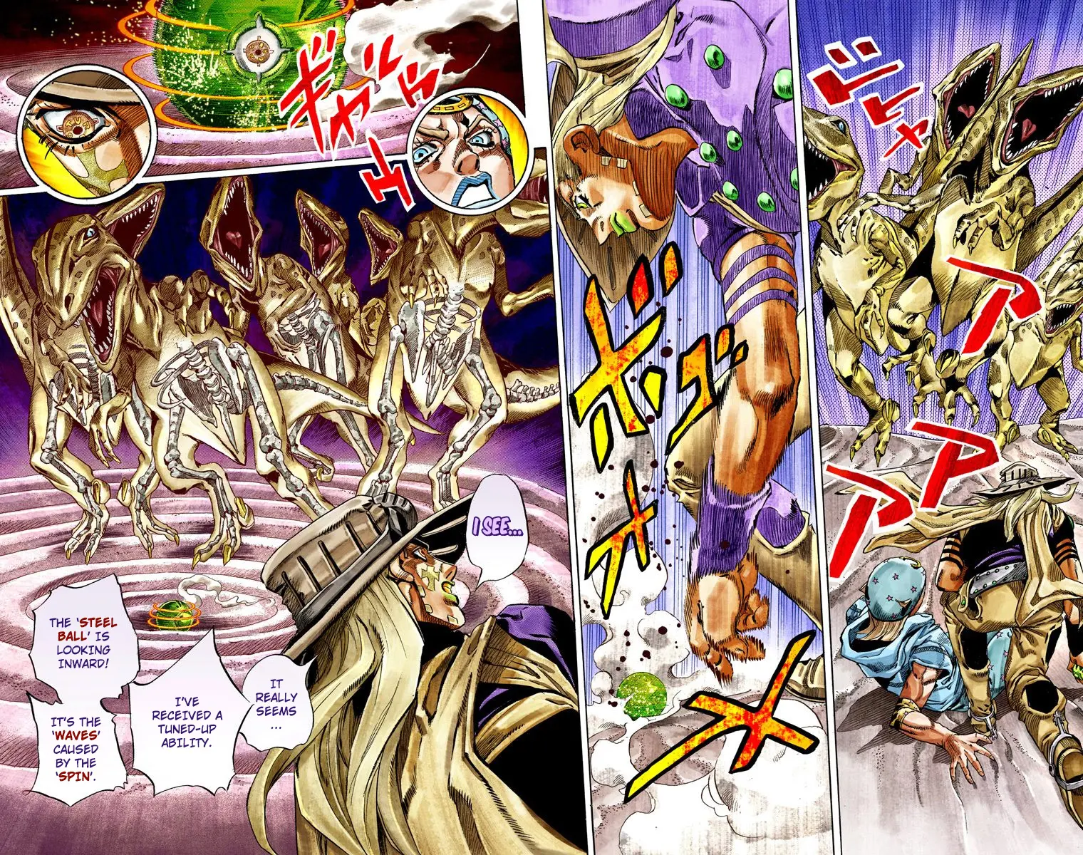 JoJo's Bizarre Adventure Steel Ball Run Colored Manga β Chapter 31 β Page 36