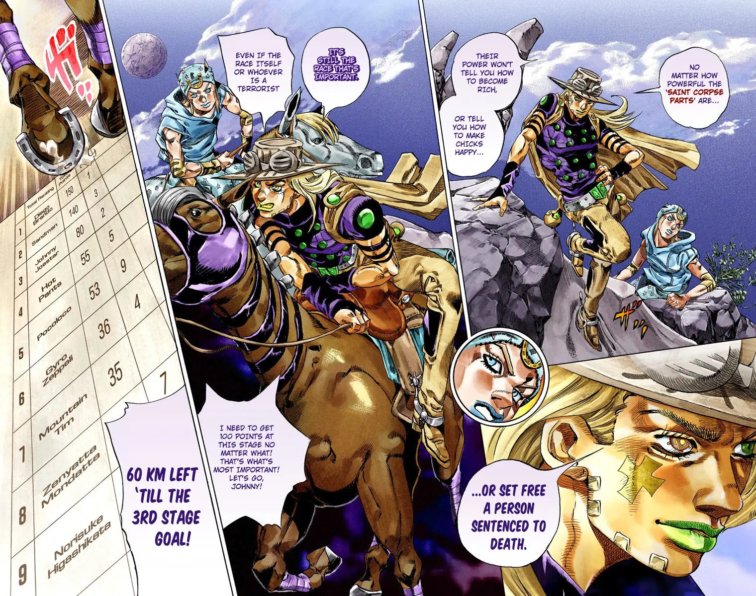 JoJo's Bizarre Adventure Steel Ball Run Colored Manga β Chapter 31 β Page 52