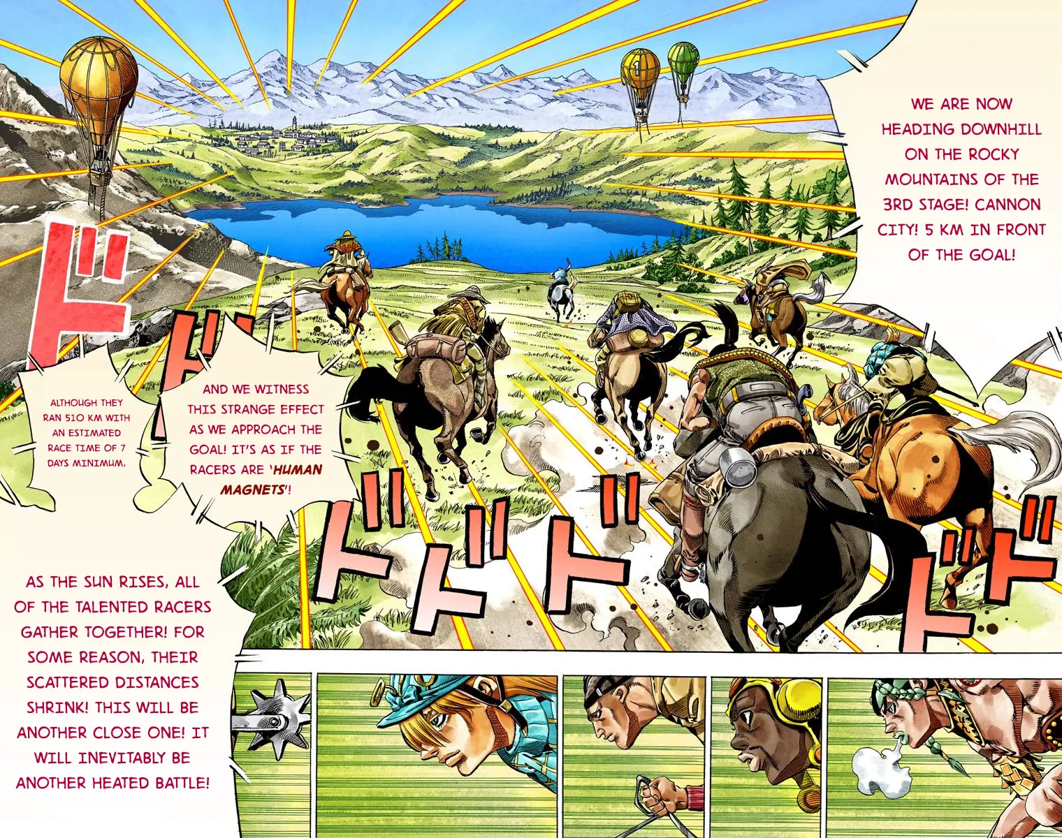 JoJo's Bizarre Adventure Steel Ball Run Colored Manga β Chapter 31 β Page 53
