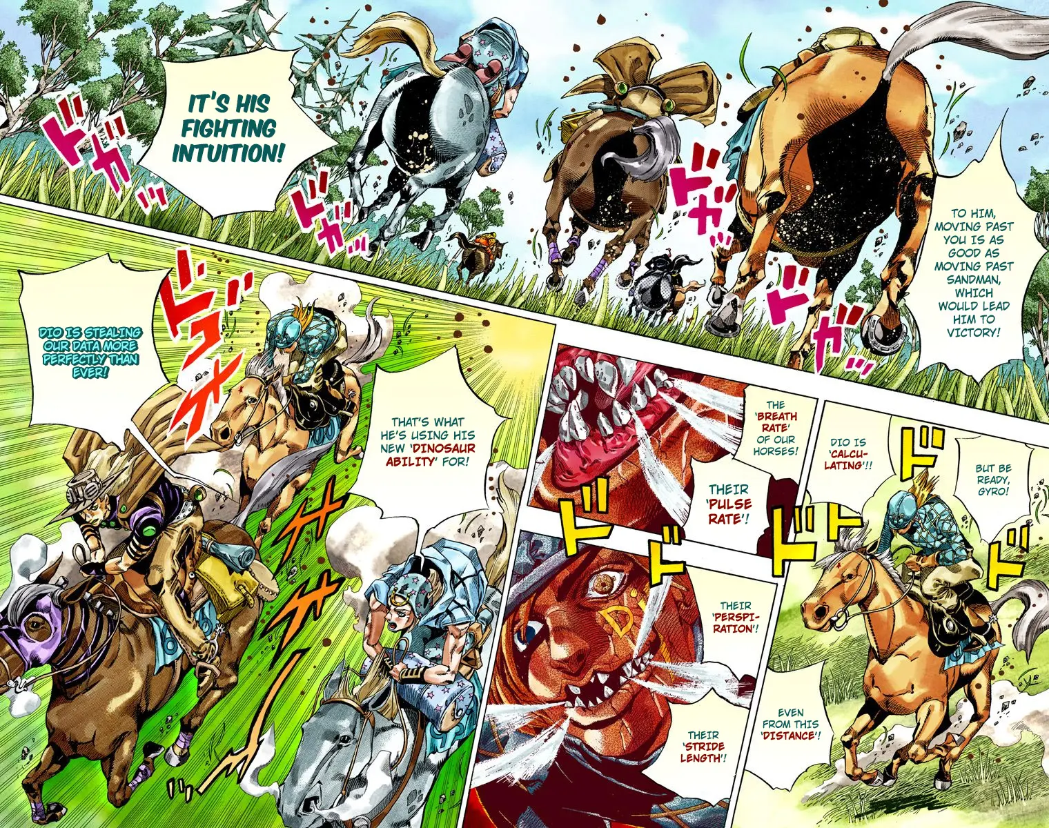 JoJo's Bizarre Adventure Steel Ball Run Colored Manga β Chapter 32 β Page 6