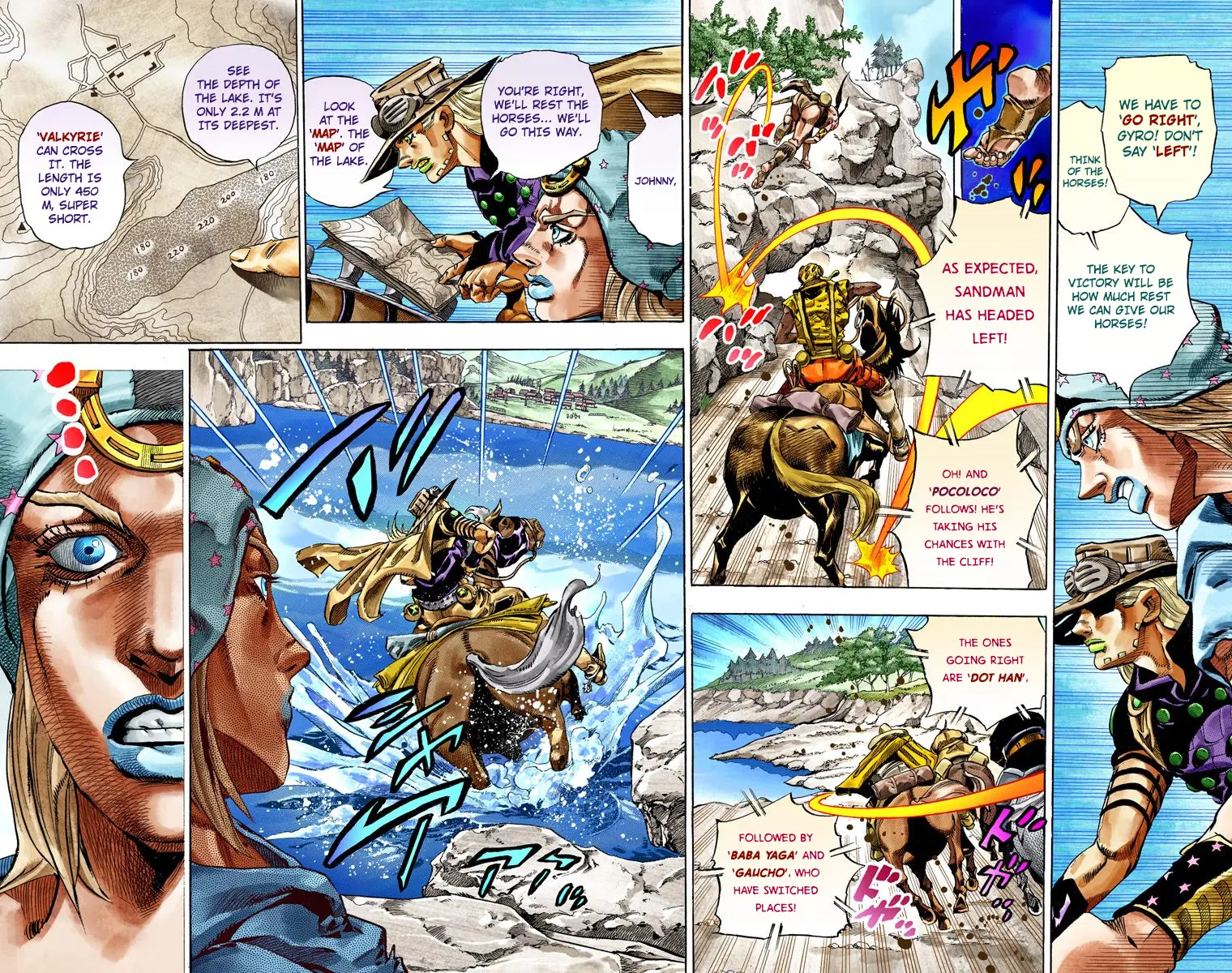 JoJo's Bizarre Adventure Steel Ball Run Colored Manga β Chapter 32 β Page 8