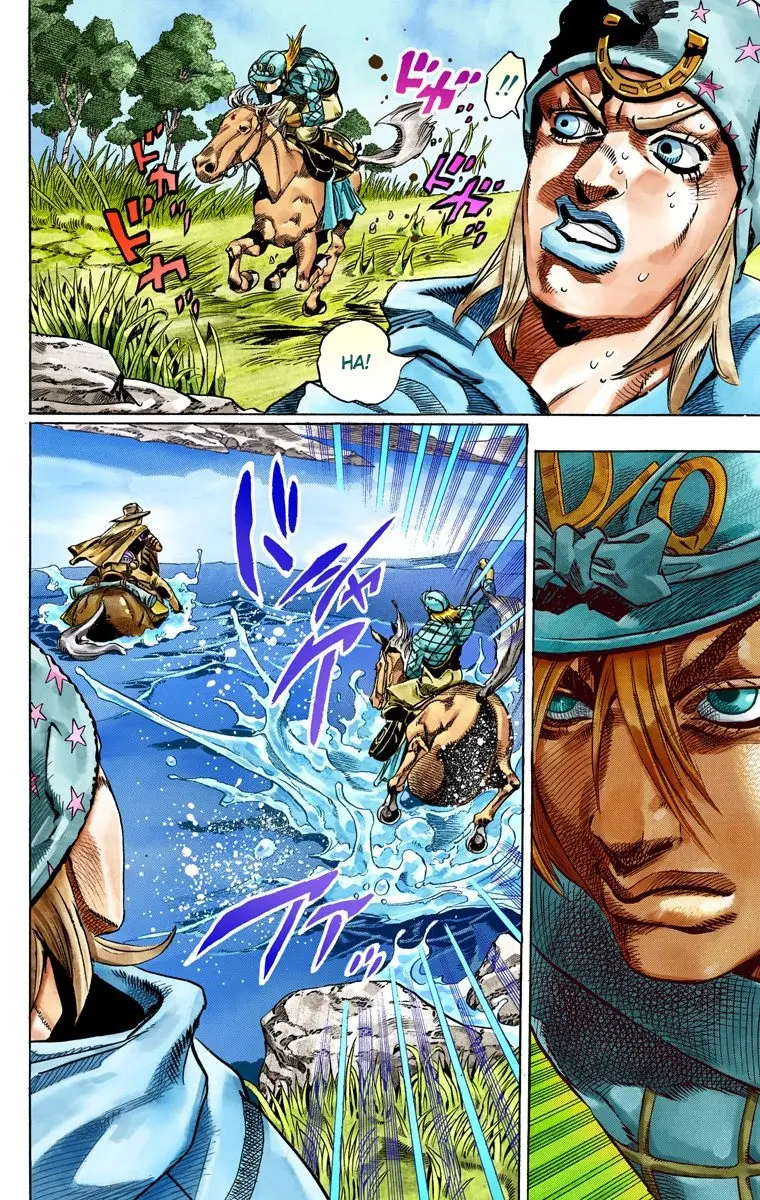 JoJo's Bizarre Adventure Steel Ball Run Colored Manga β Chapter 32 β Page 9