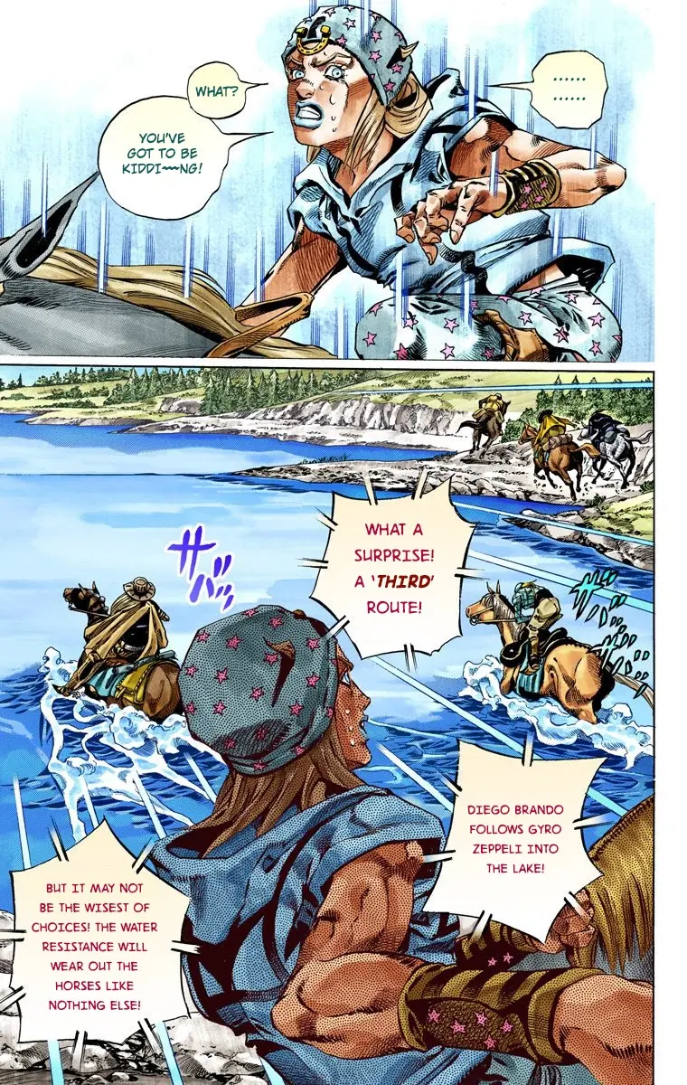 JoJo's Bizarre Adventure Steel Ball Run Colored Manga β Chapter 32 β Page 10