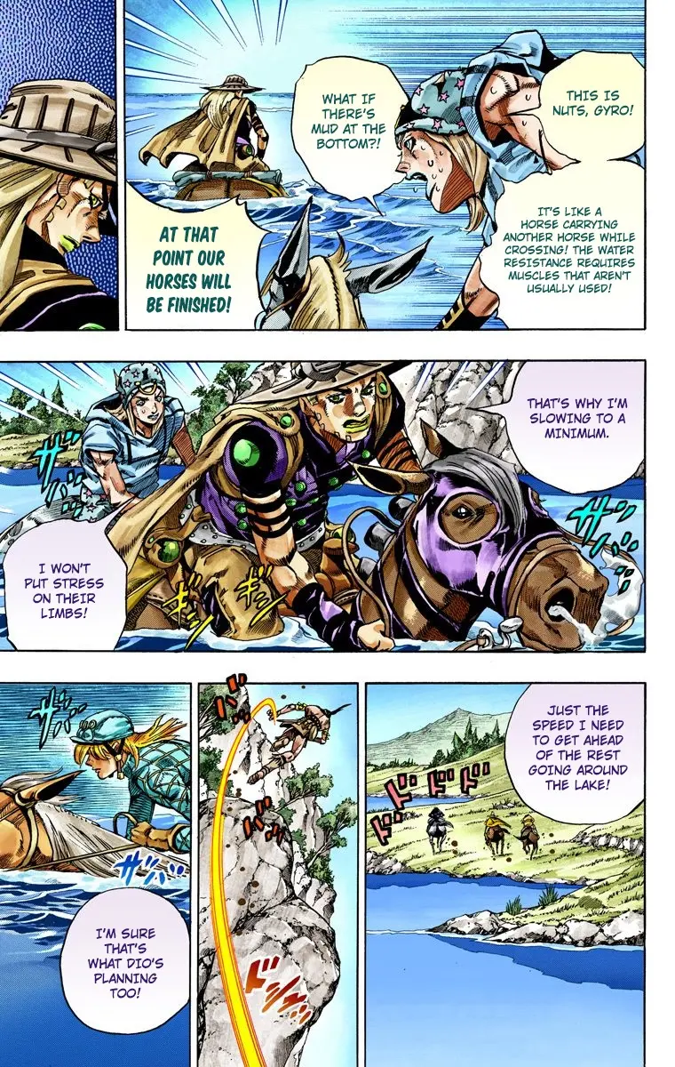 JoJo's Bizarre Adventure Steel Ball Run Colored Manga β Chapter 32 β Page 12