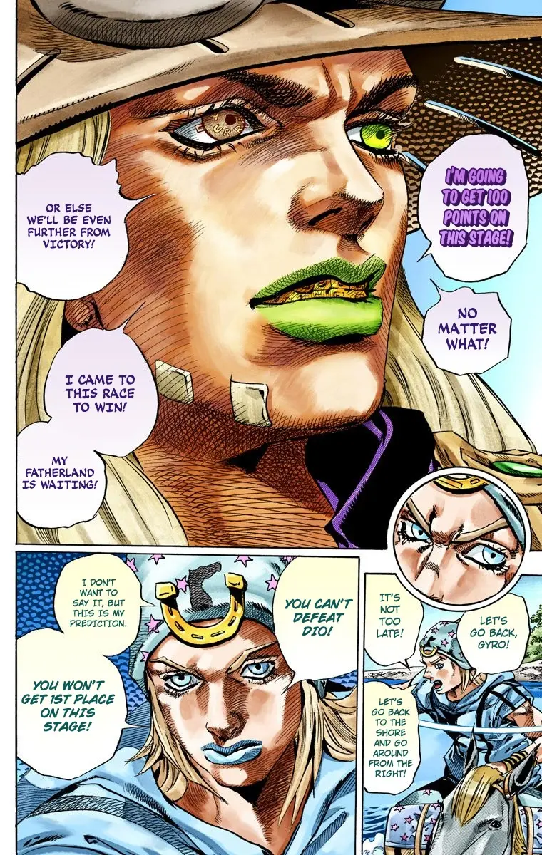 JoJo's Bizarre Adventure Steel Ball Run Colored Manga β Chapter 32 β Page 13