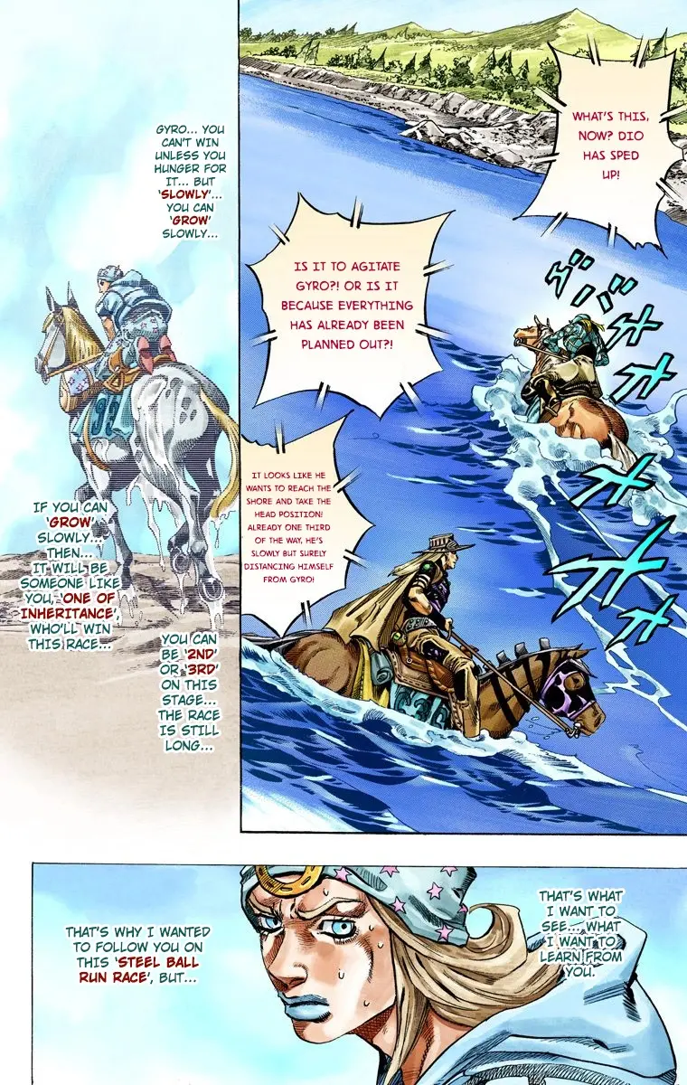 JoJo's Bizarre Adventure Steel Ball Run Colored Manga β Chapter 32 β Page 19