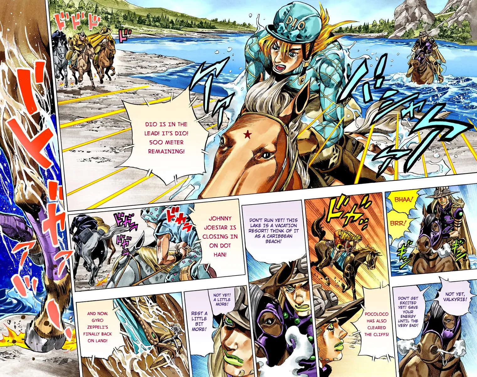 JoJo's Bizarre Adventure Steel Ball Run Colored Manga β Chapter 32 β Page 25