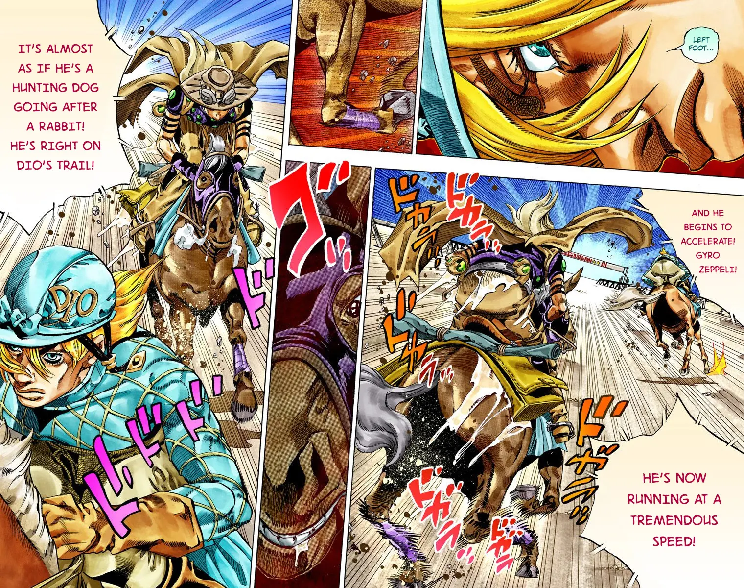 JoJo's Bizarre Adventure Steel Ball Run Colored Manga β Chapter 32 β Page 26