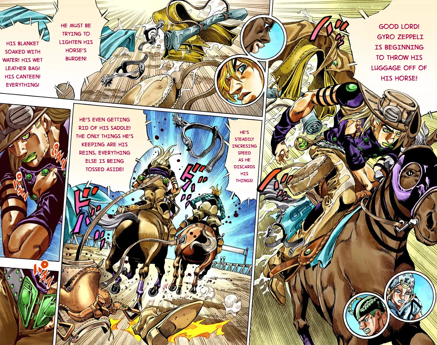 JoJo's Bizarre Adventure Steel Ball Run Colored Manga β Chapter 32 β Page 27