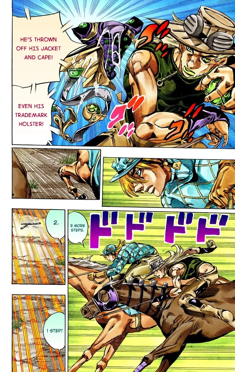 JoJo's Bizarre Adventure Steel Ball Run Colored Manga β Chapter 32 β Page 28