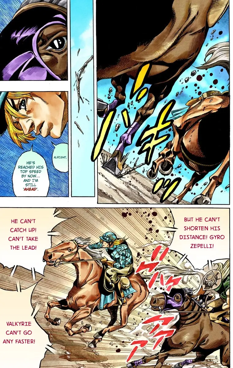 JoJo's Bizarre Adventure Steel Ball Run Colored Manga β Chapter 32 β Page 29