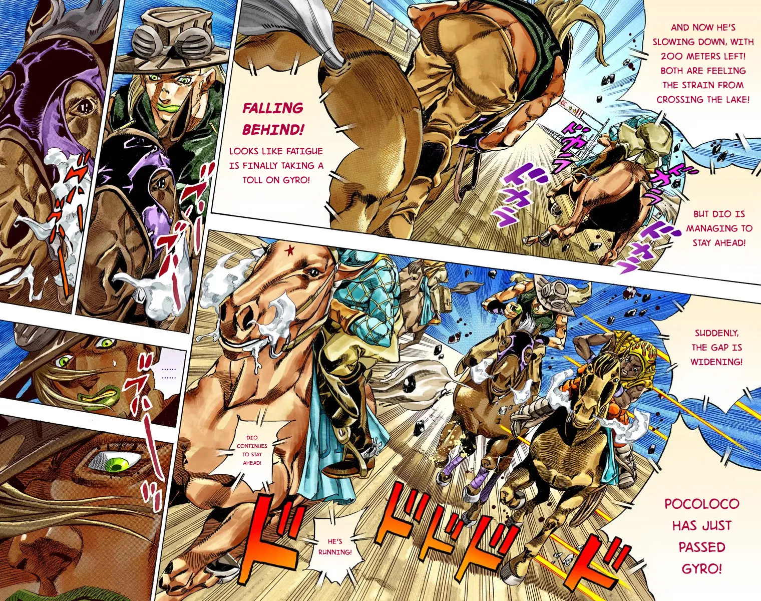 JoJo's Bizarre Adventure Steel Ball Run Colored Manga β Chapter 32 β Page 30