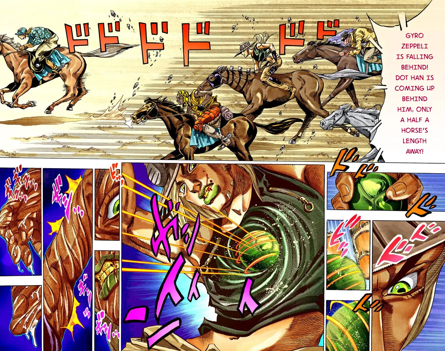 JoJo's Bizarre Adventure Steel Ball Run Colored Manga β Chapter 32 β Page 31