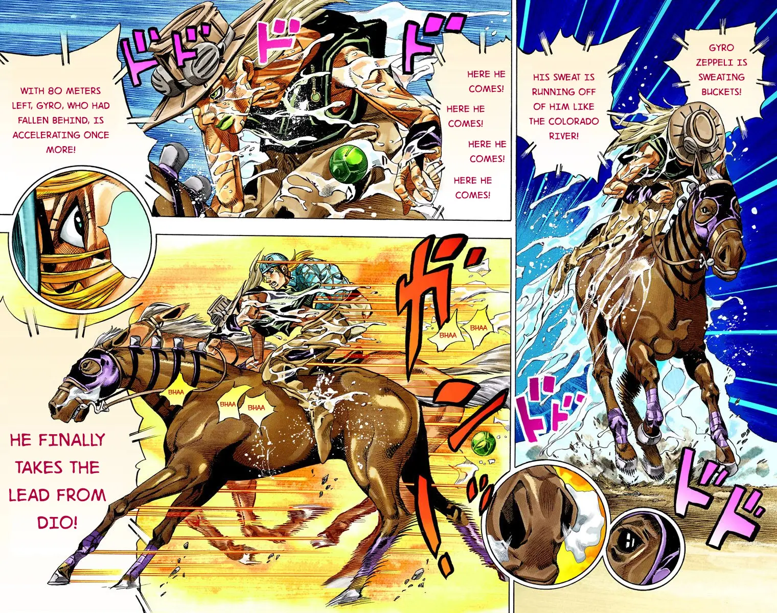 JoJo's Bizarre Adventure Steel Ball Run Colored Manga β Chapter 32 β Page 33