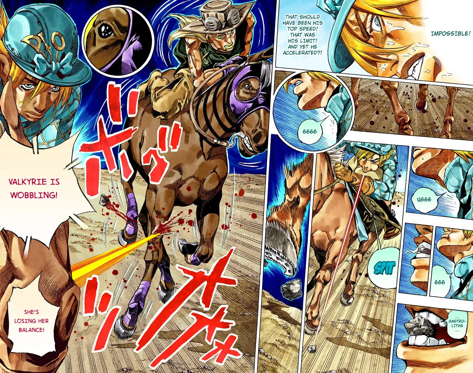 JoJo's Bizarre Adventure Steel Ball Run Colored Manga β Chapter 32 β Page 34