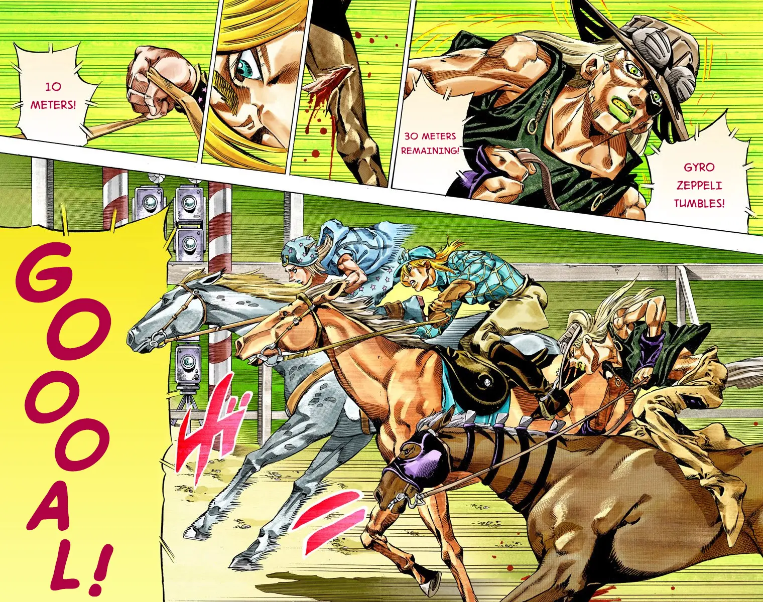 JoJo's Bizarre Adventure Steel Ball Run Colored Manga β Chapter 32 β Page 35