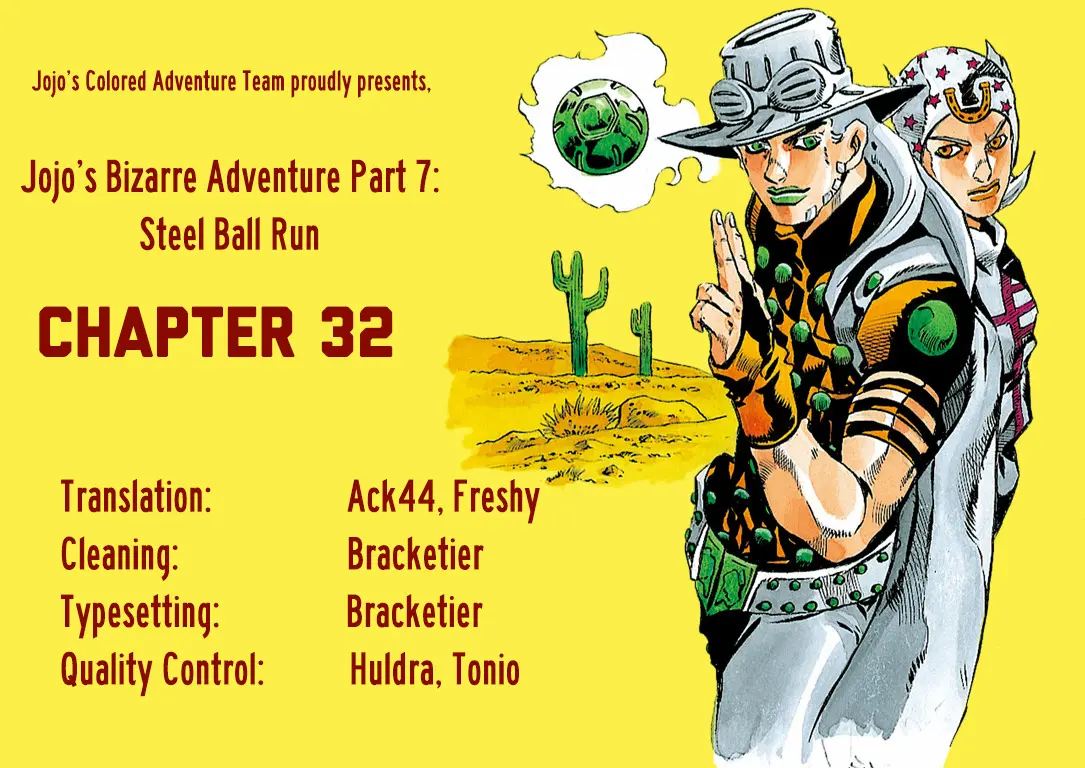 JoJo's Bizarre Adventure Steel Ball Run Colored Manga β Chapter 32 β Page 41