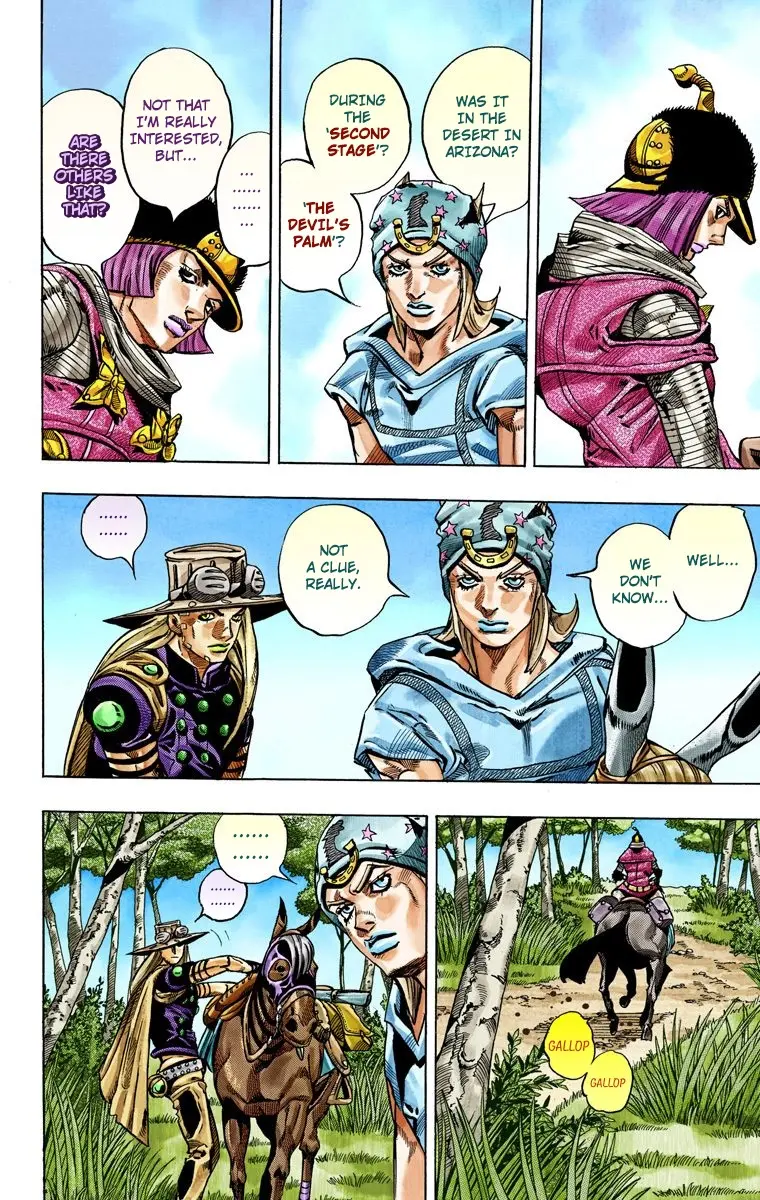 JoJo's Bizarre Adventure Steel Ball Run Colored Manga β Chapter 33 β Page 21