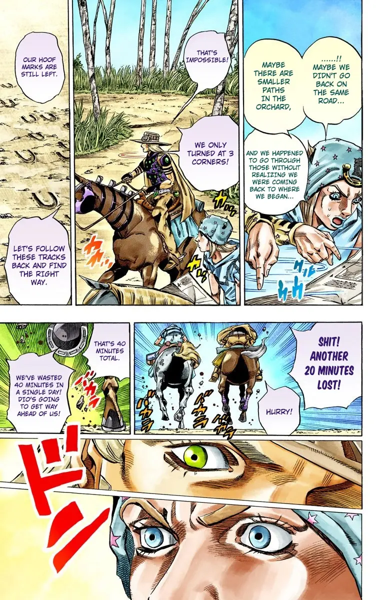 JoJo's Bizarre Adventure Steel Ball Run Colored Manga β Chapter 33 β Page 32