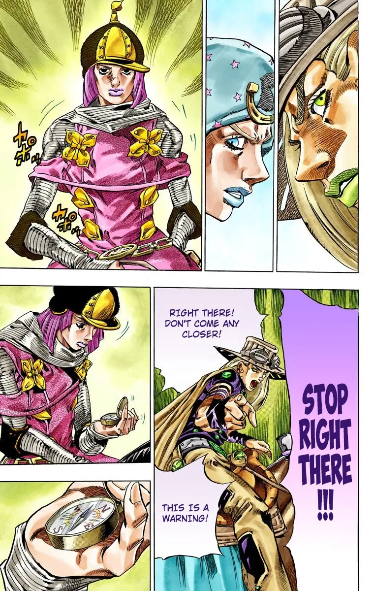 JoJo's Bizarre Adventure Steel Ball Run Colored Manga β Chapter 33 β Page 34