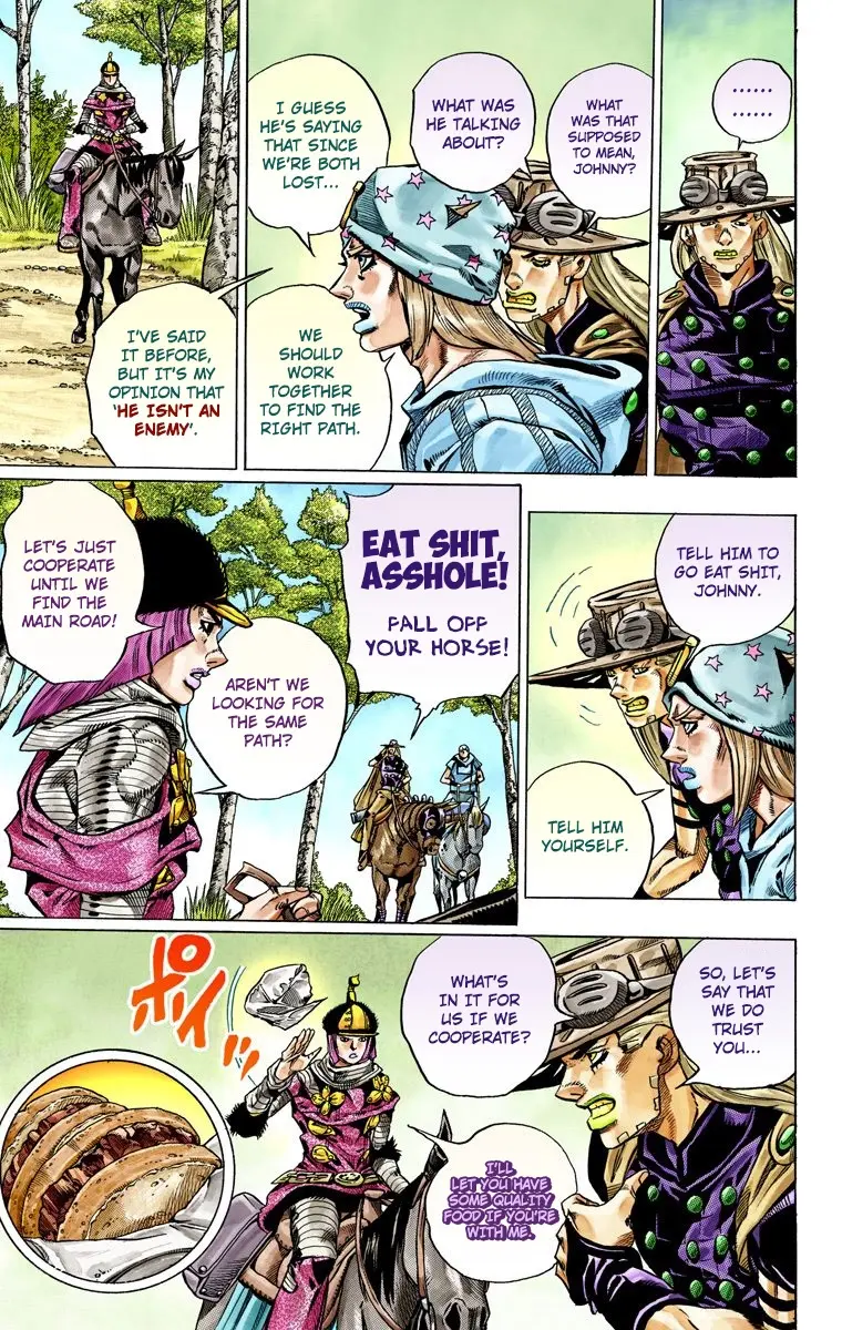 JoJo's Bizarre Adventure Steel Ball Run Colored Manga β Chapter 33 β Page 36