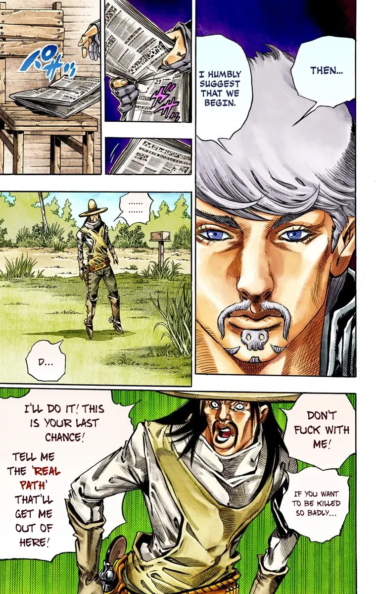 JoJo's Bizarre Adventure Steel Ball Run Colored Manga β Chapter 33 β Page 43