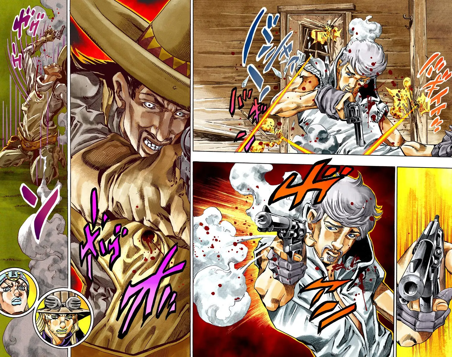 JoJo's Bizarre Adventure Steel Ball Run Colored Manga β Chapter 33 β Page 50