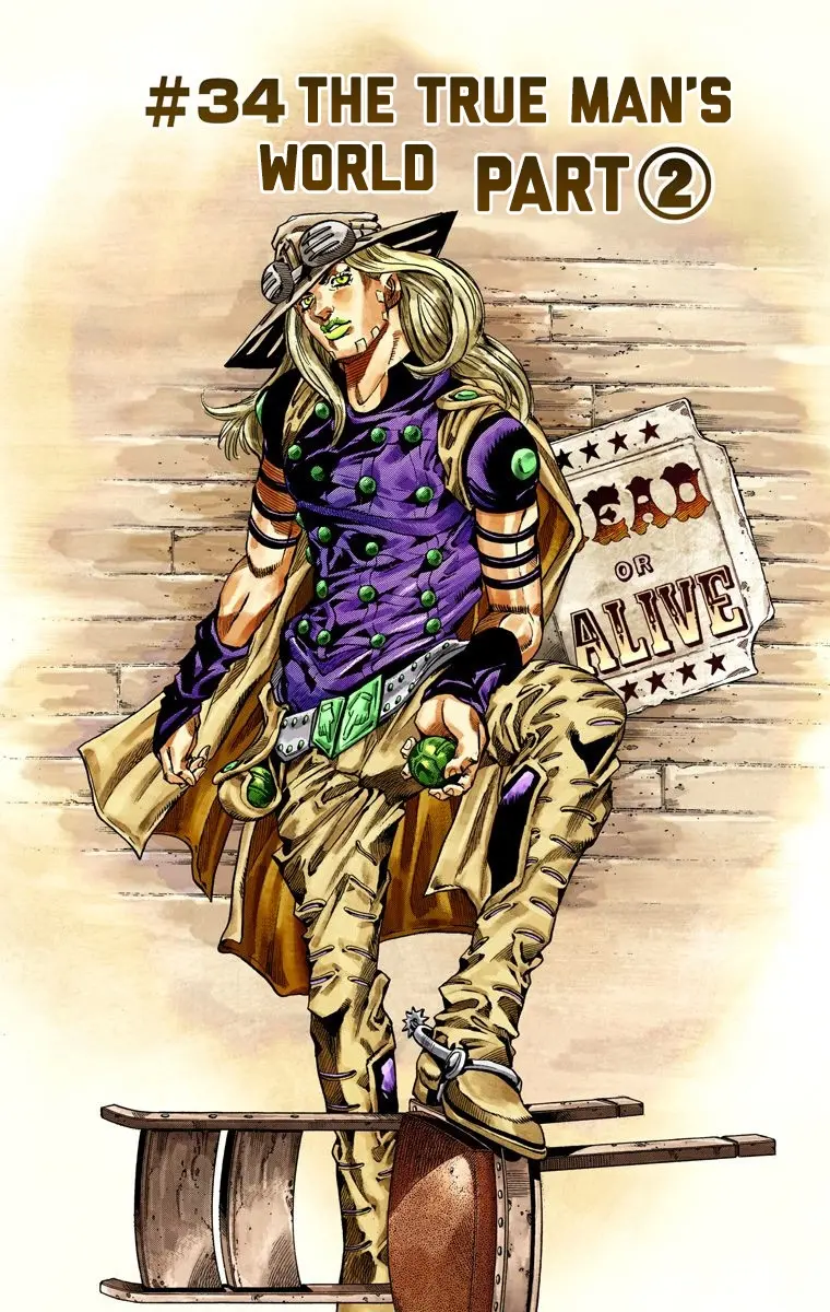 JoJo's Bizarre Adventure Steel Ball Run Colored Manga β Chapter 34 β Page 3
