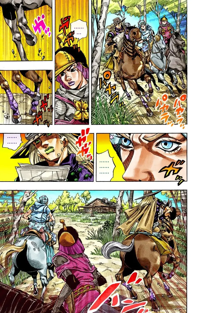 JoJo's Bizarre Adventure Steel Ball Run Colored Manga β Chapter 34 β Page 6